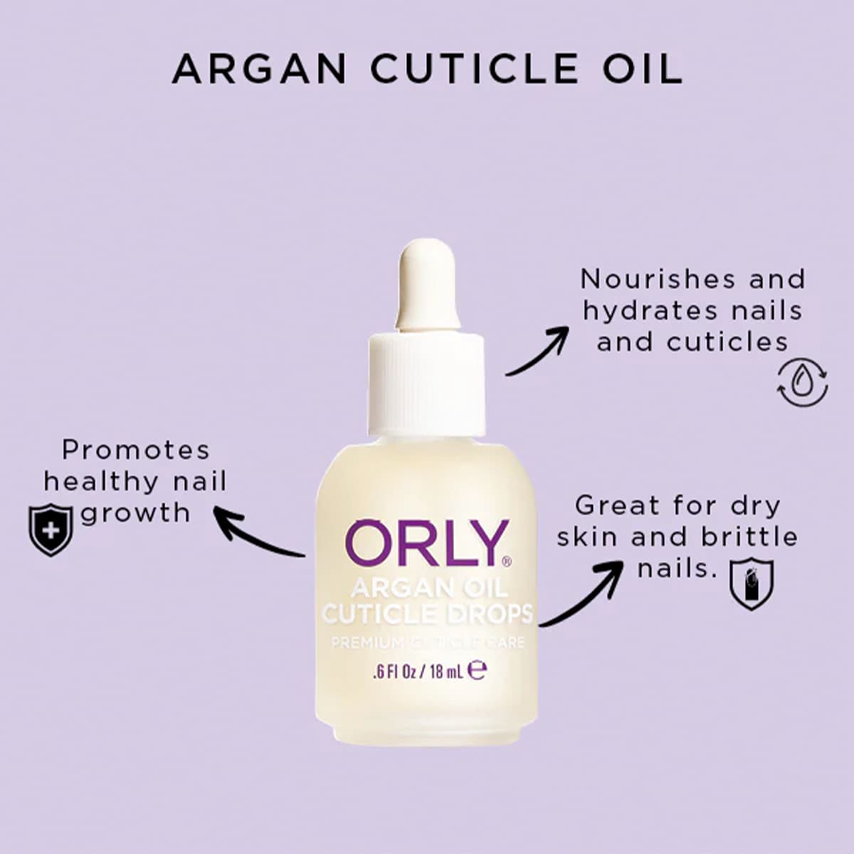Argan Oil Cuticle Drops 18ml ⋆ Glamit AS