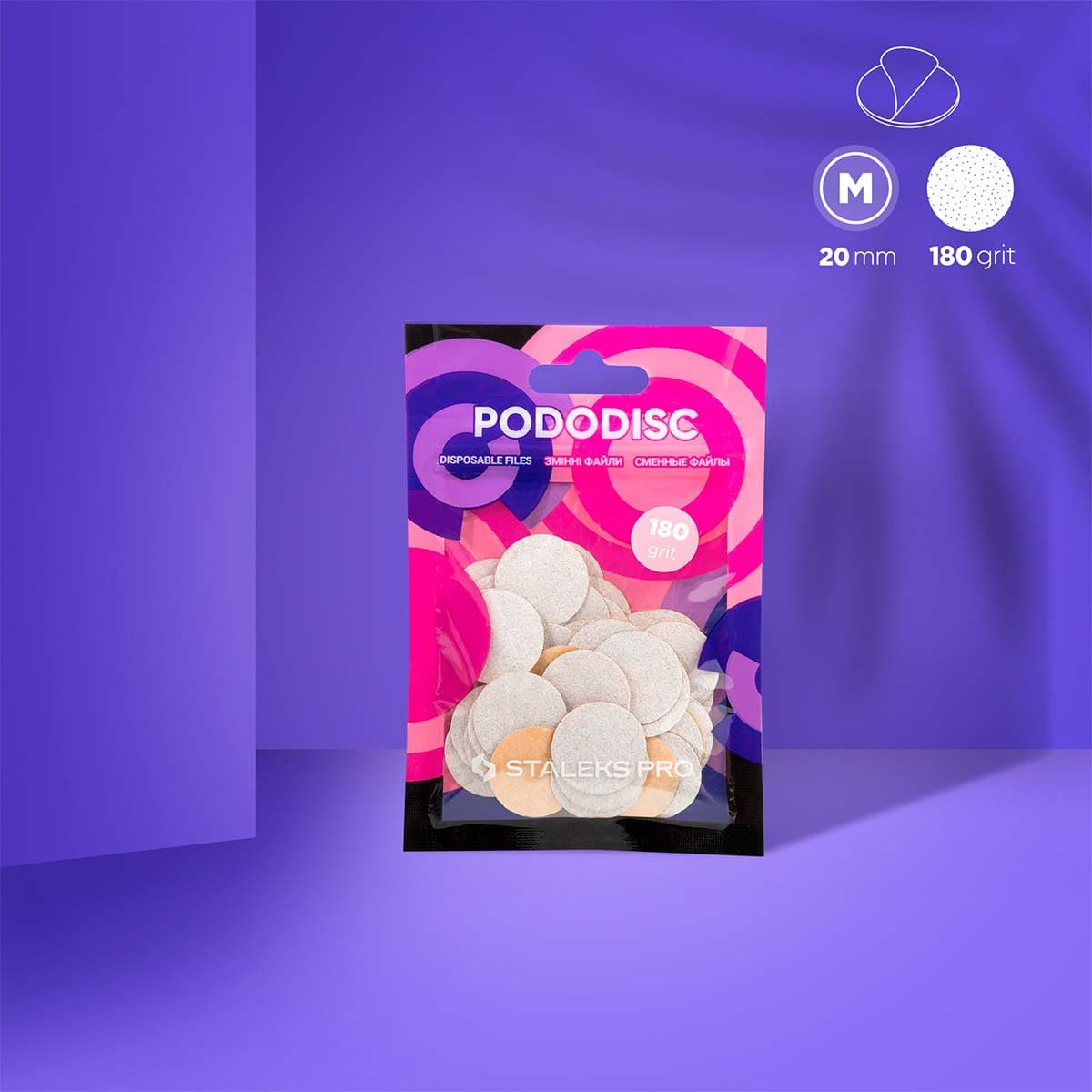 Pododisc Pro Refill Pads M, 180 grit
